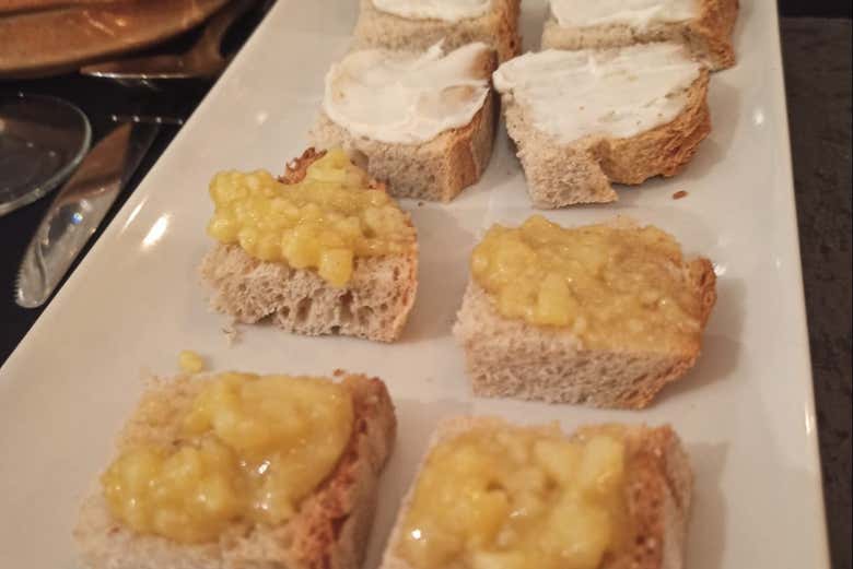 Diferentes tapas que probaremos