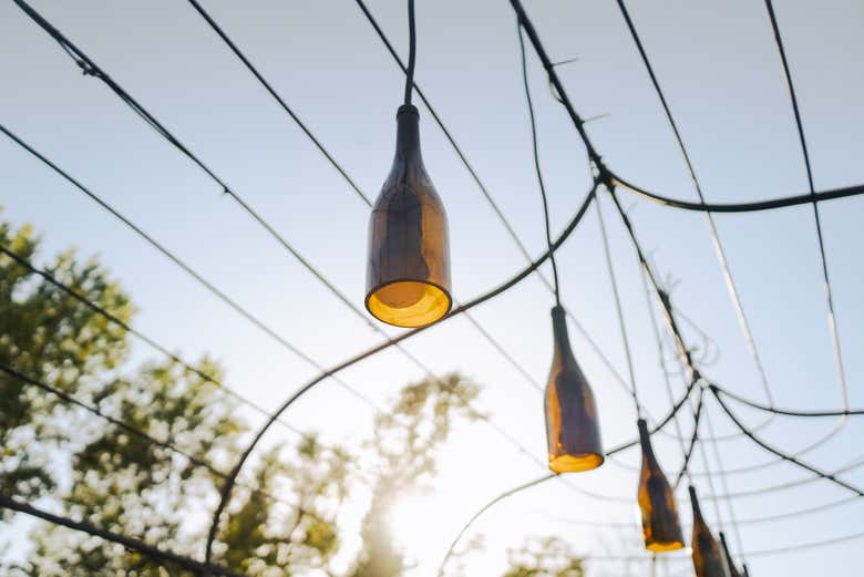 Admire the natural setting around you at the vineyard
