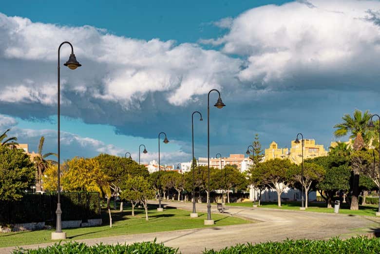 Parque urbano en Roquetas de Mar