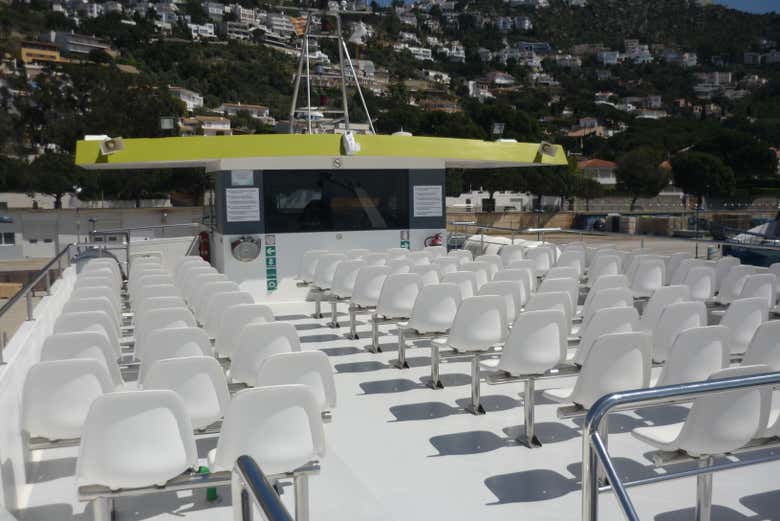 Sit back and relax on the upper deck