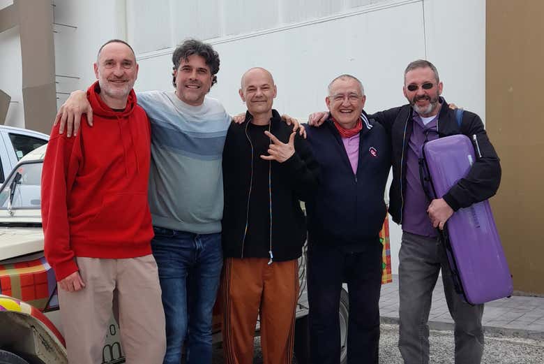 Visita de Los Celtas Cortos a las Bodegas Menade