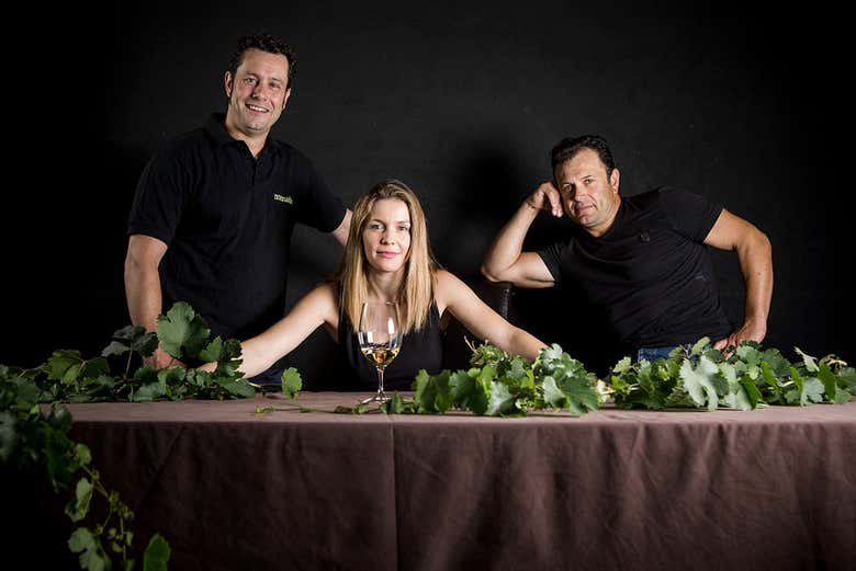 Equipe da adega Menade