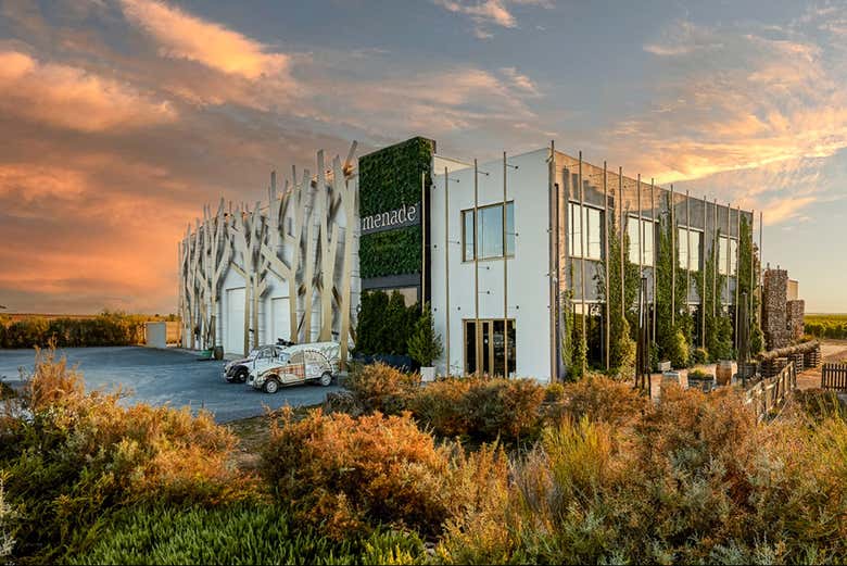 Bodegas Menade al atardecer
