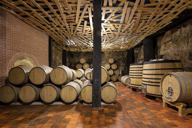 Sala dos barris de vinho