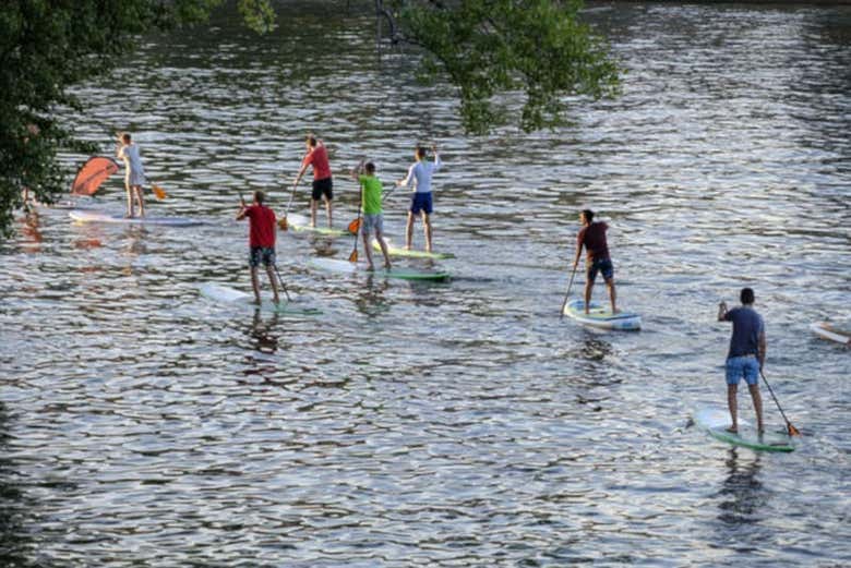 Paddle surf nas Lagoas de Ruidera