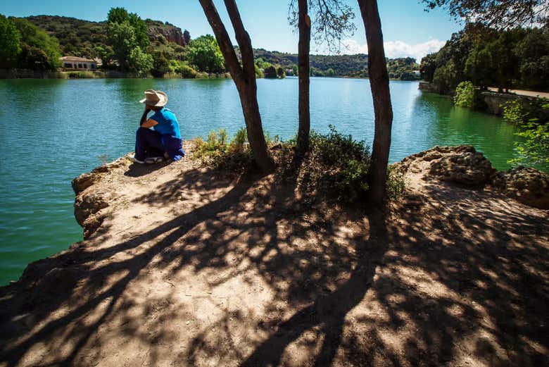 Contemplando a paisagem das lagoas