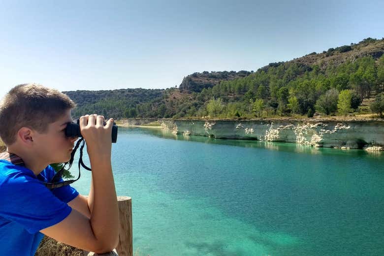 Divisando las aguas cristalinas de Ruidera