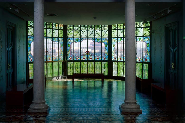 Interior del palacete
