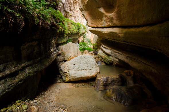 Trilha pelo barranco de la Luna