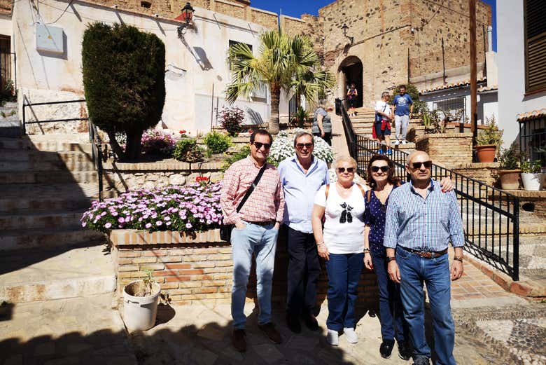 Disfrutando del free tour por Salobreña