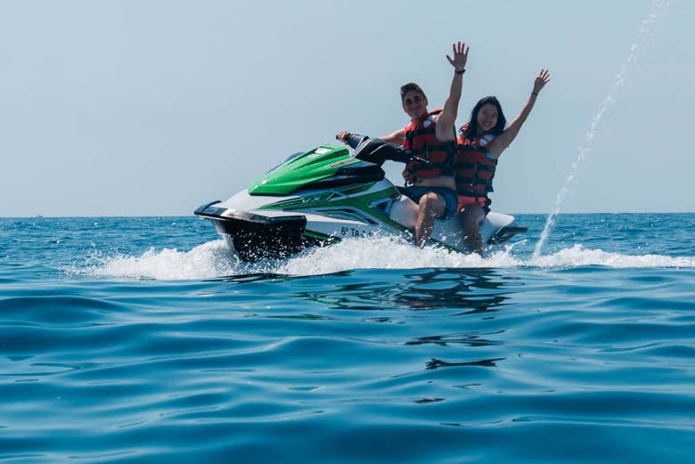 Circuit en jet-ski à Salou 