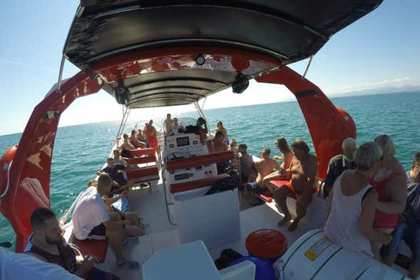 Giro in motoscafo lungo la Costa Dorada
