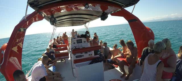 Paseo en lancha rápida por la Costa Dorada