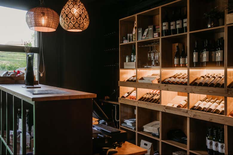 El winebar de las bodegas Alútiz