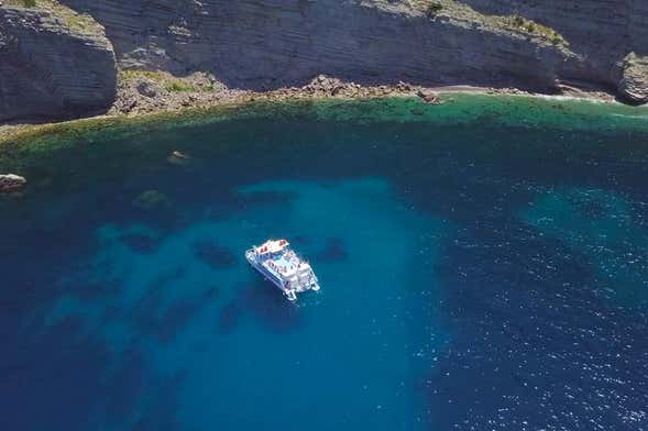 Excursão de barco a Cala Saladeta e Ses Margalides