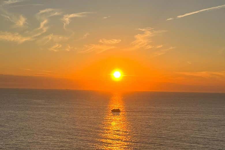 Durante il tour al tramonto