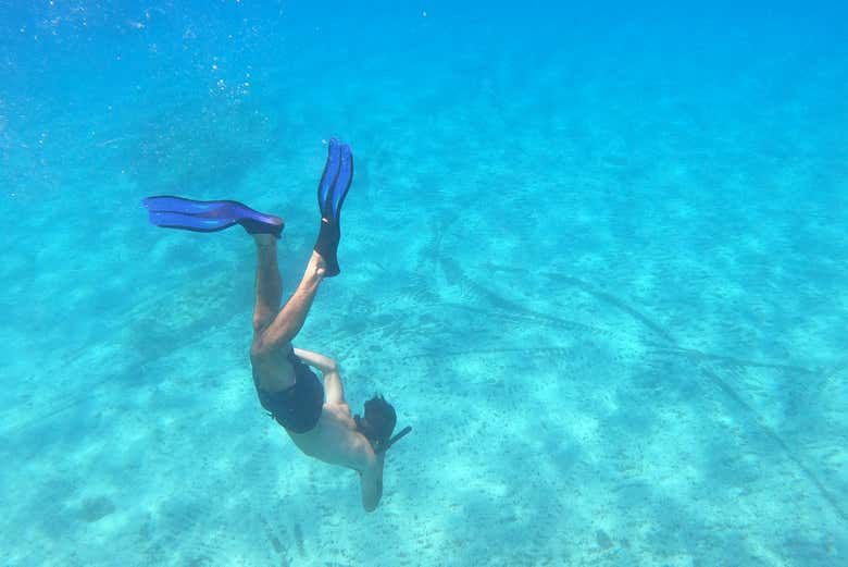 Snorkeling a Ibiza