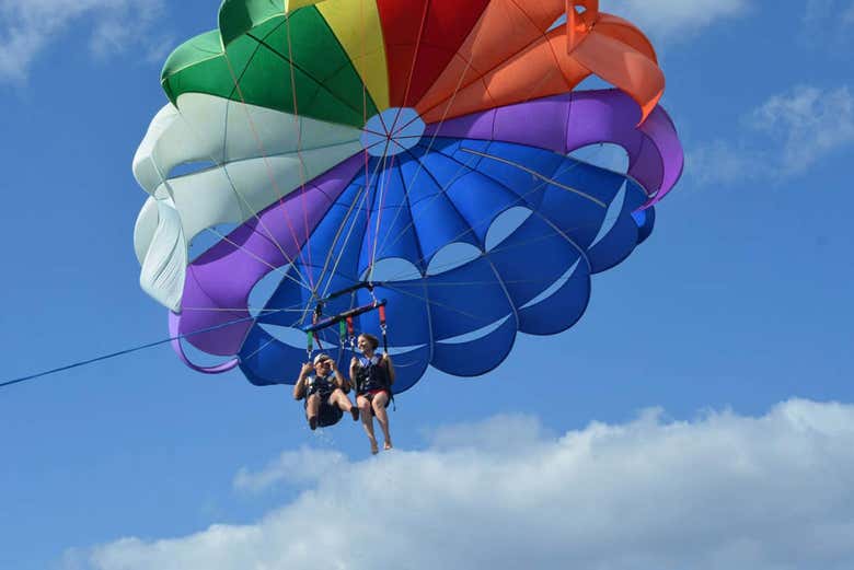 Parasailing in San Antonio, Ibiza