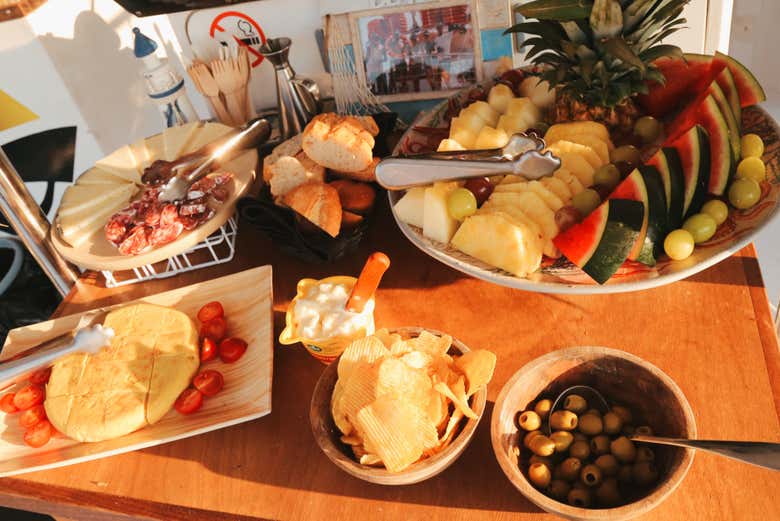 Alguns dos aperitivos