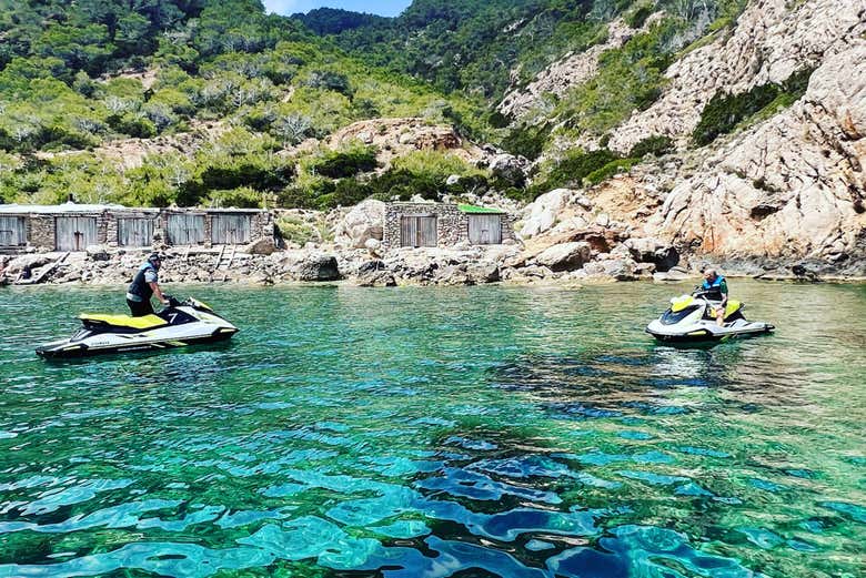 Motos de água em Portitxol