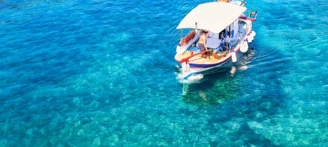 Balade en bateau autour des criques d'Ibiza