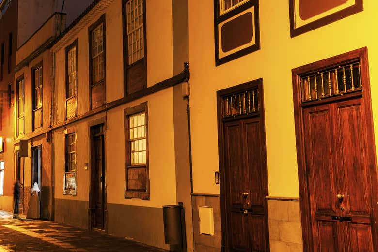 Casas coloniales en el casco histórico de La Laguna