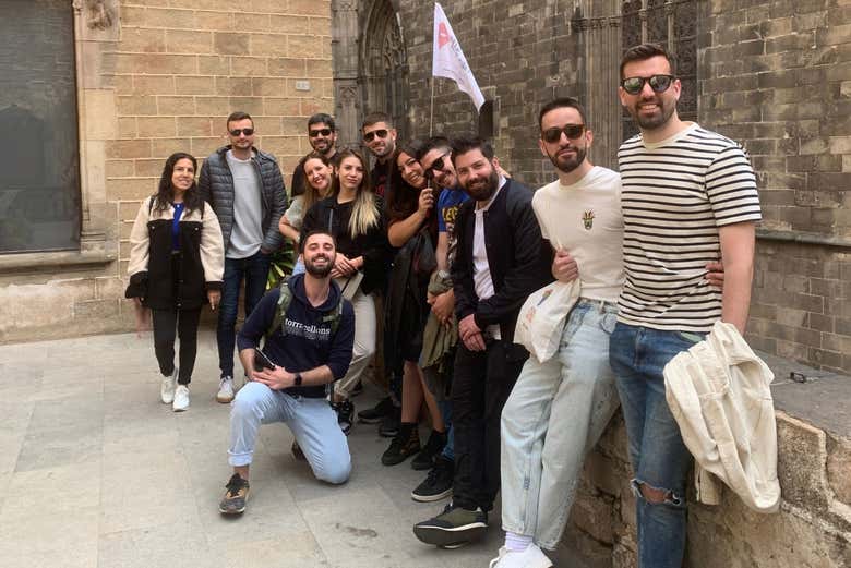Parada durante o trajeto