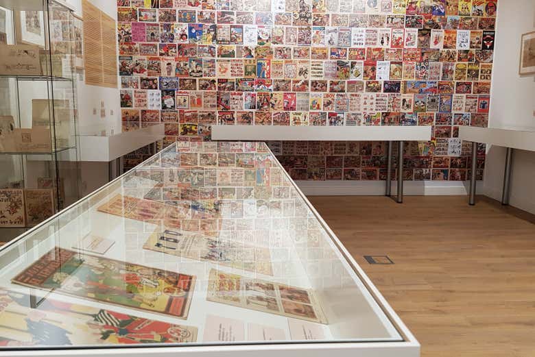 Antigas publicações infantis no Museu dos Quadrinhos