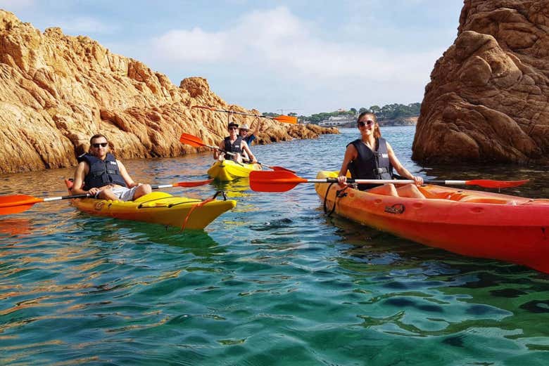 Ruta en kayak por la Costa Brava