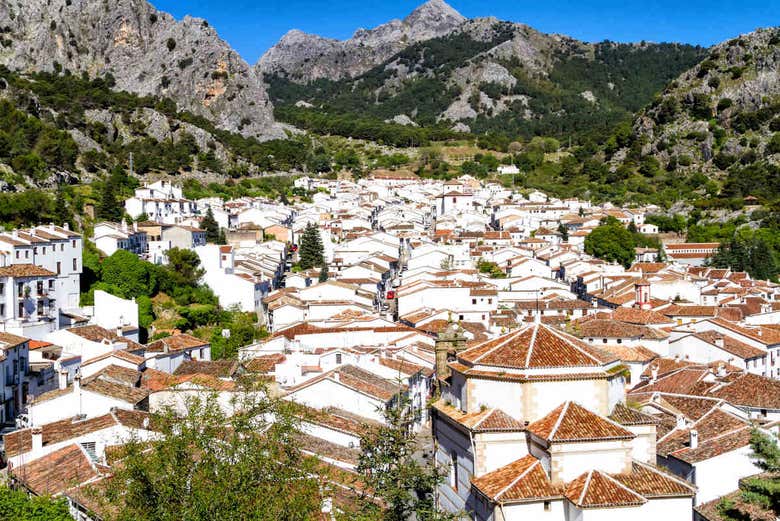 Vistas do povado branco de Grazalema