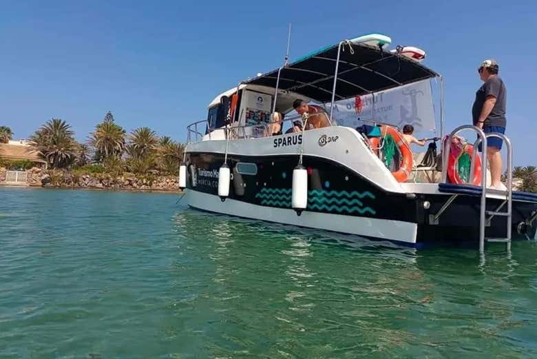 Disfrutando de la travesía por la Costa Cálida