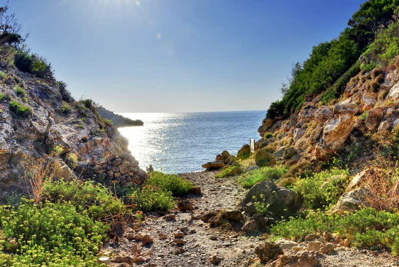 Raggiungendo Punta Galera