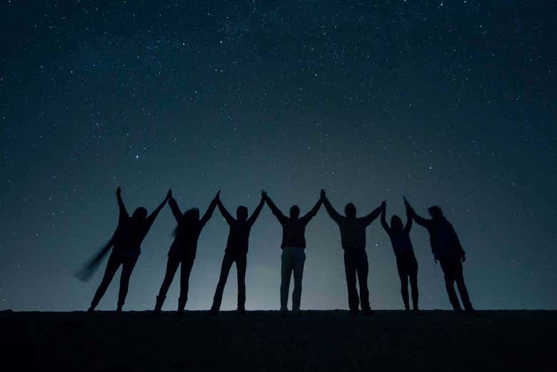 Disfrutando de las estrellas en Cabo de Gata