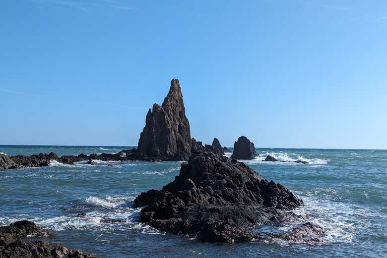 Impressionanti formazioni rocciose a Cabo de Gata