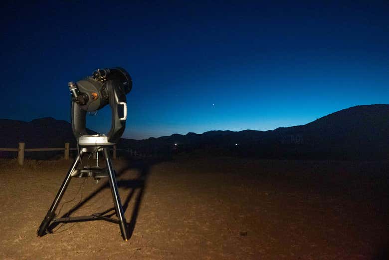 Télescope Celestron C11 et Vénus