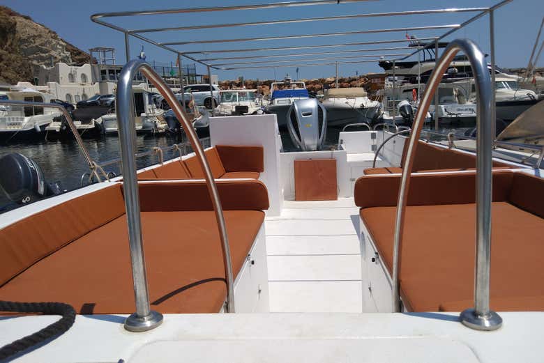 On board the boat