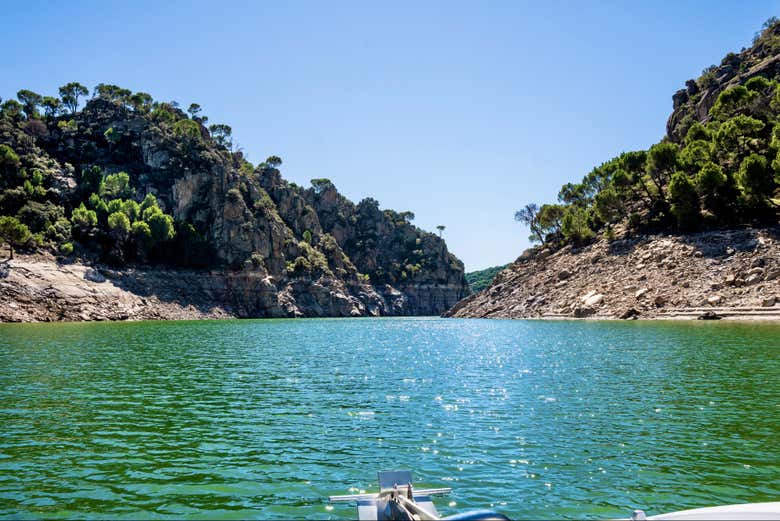 Vistas do reservatório de San Juan