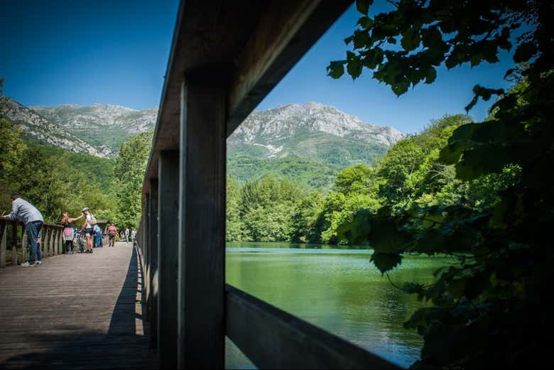 Cross rivers with crystal-clear waters