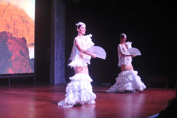 Spectacle de flamenco au château de San Miguel