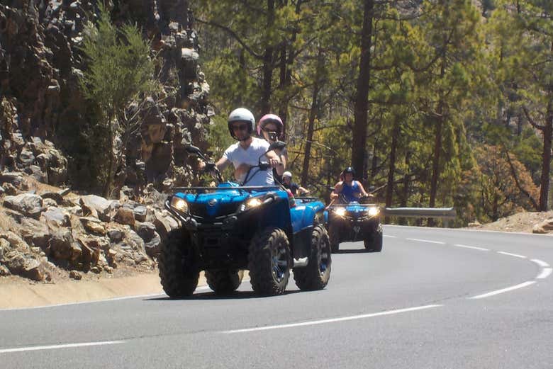 Percorrendo le strade di Vilaflor in quad