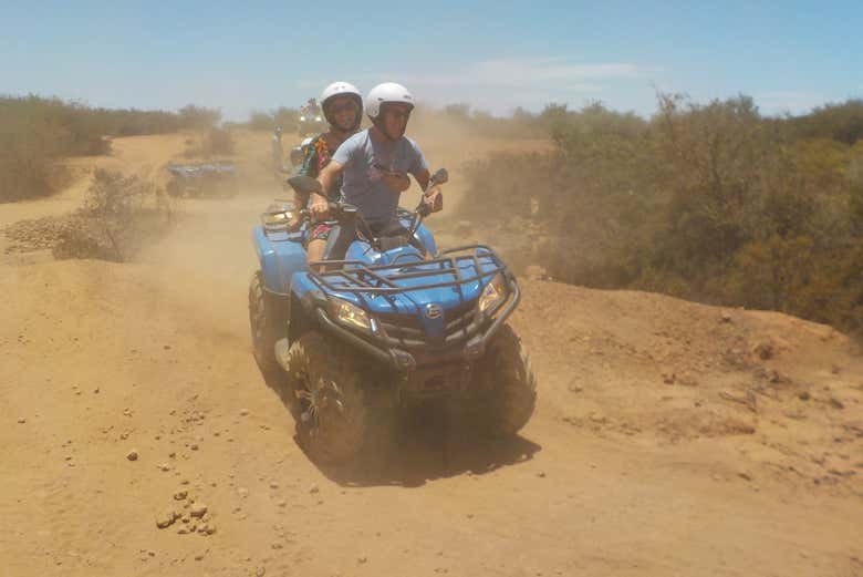 Sintiendo la velocidad de los quads