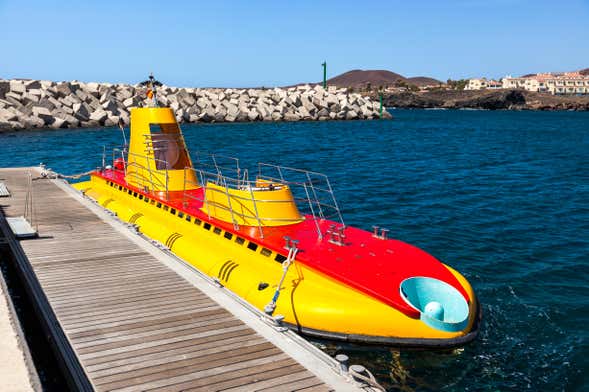 Passeio de submarino pelo sul de Tenerife