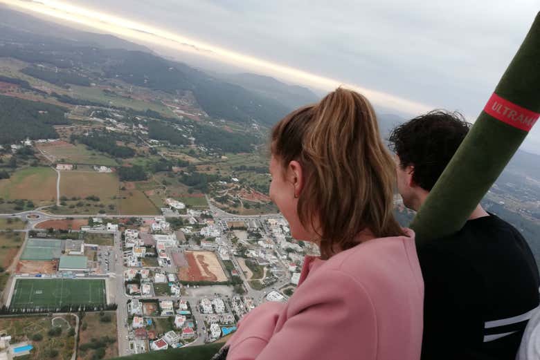 Giro in mongolfiera a Ibiza