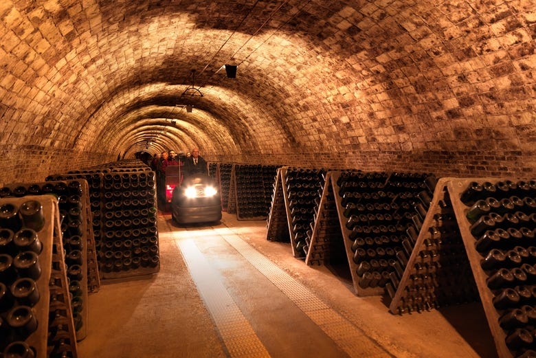 Une des caves à vin Codorníu