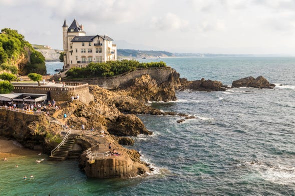 Excursion à Biarritz et sur la côte française
