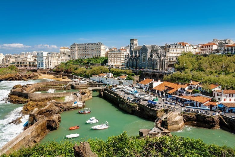 Incredible views of Biarritz