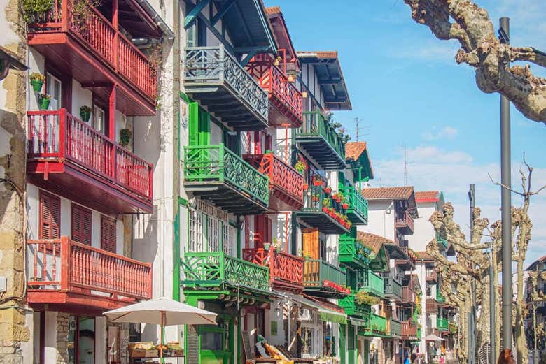 Rua típica de Hondarribia