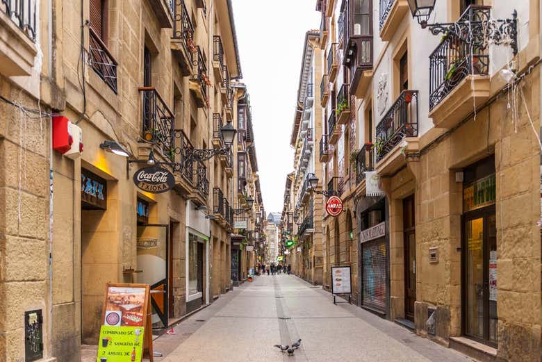 Streets of the San Sebastian Old Town