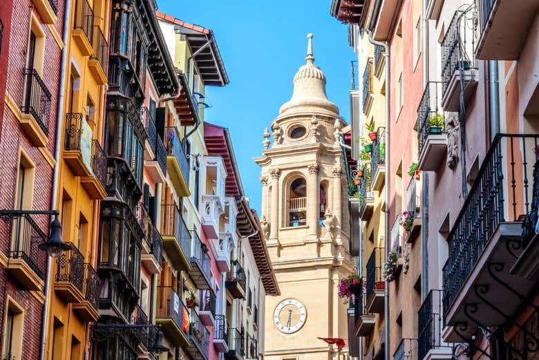 Recorreremos las preciosas calles de Pamplona