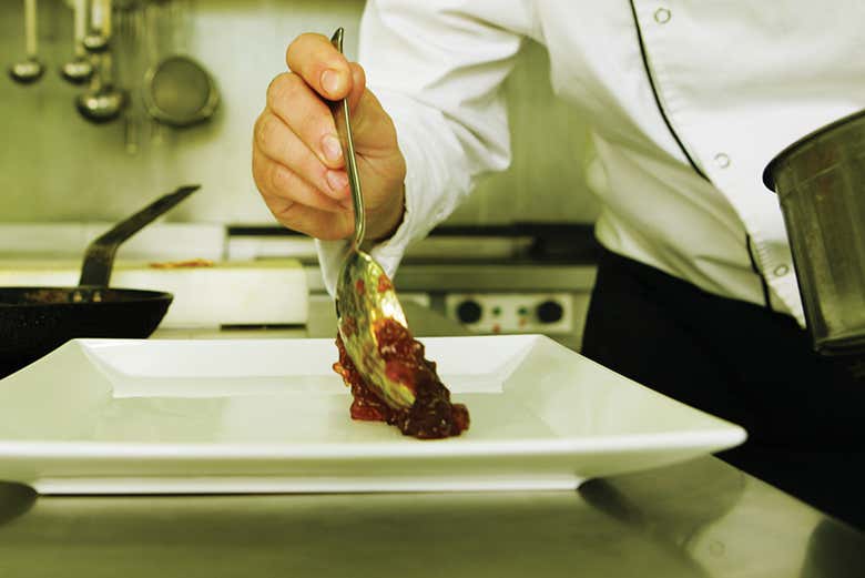 Elaborando pinchos